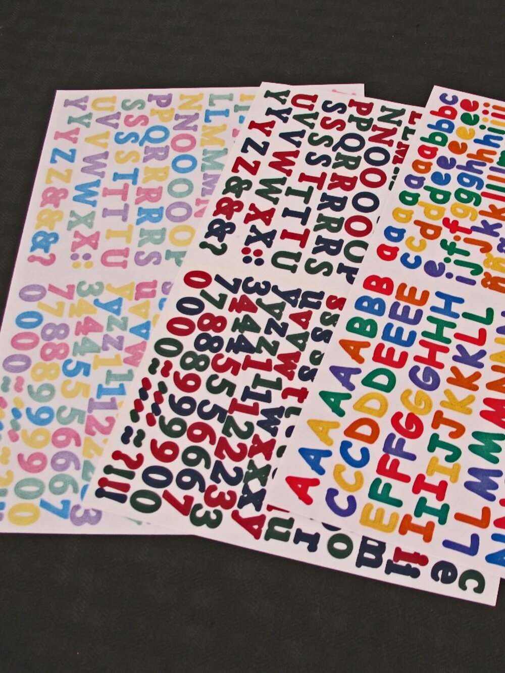 Creative Memories Lot of Mini ABC's 5 Variety of Colors